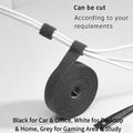 3pcs 1m Cable Management Straps Black White Grey Wire
