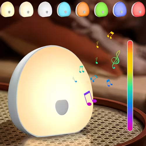 Colorful Sleep Aid LED Lamp / White Noise Night Light