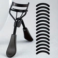 16pc Portable Eyelash Curler and Pads Set/Stainless