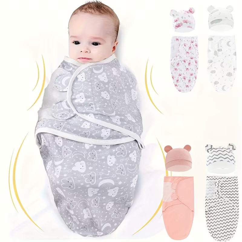 1 Set Newborn Swaddling Sleep Sack Anti-Startle Wrap