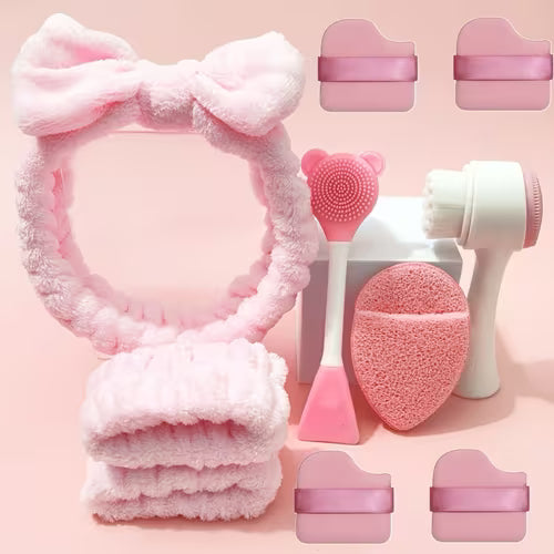 10pcs Facial Cleansing Tools - Includes Portable 1