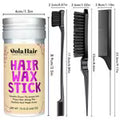 4Pcs Non-Greasy Hair Wax Stick Slick Back Hair Brush