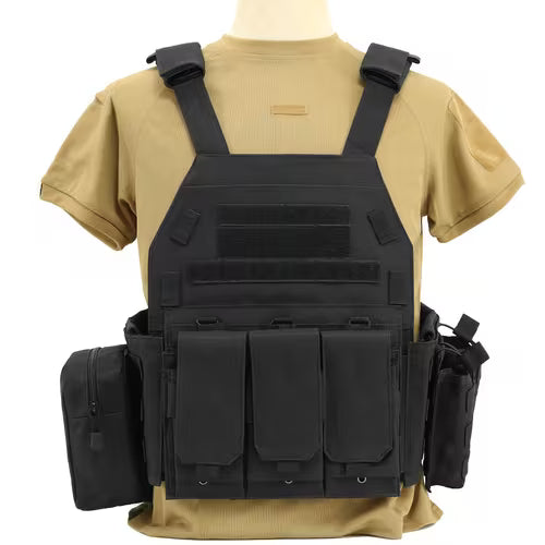 Tactical Vest for Outdoor MOLLO System Multifunctional