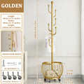 2-in 1 Multipurpose Freestanding Coat Rack with