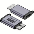 USB Micro B to USB A/C Hard Drive Converter 10Gbps USB