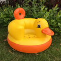Inflatable Baby Little Yellow Duck Learning Seat