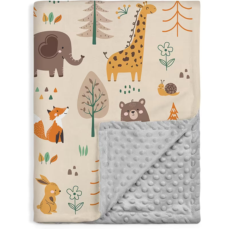 Soft Plush Baby Blanket 1pc