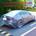 1pc Transparent PE Car Cover - with a Fitted Design