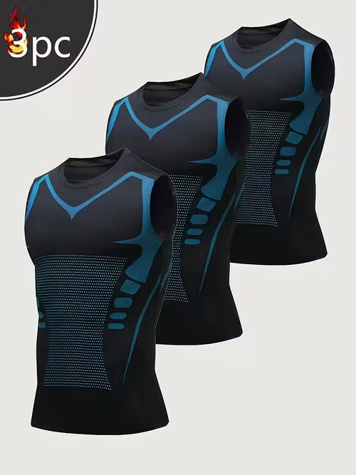3 Men's Compression Vests | Sleeveless Basketball
