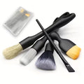 5pcs Car Detailing Brush Set: Soft Bristles for