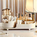 360-Degree Rotatable Makeup Brush Organizer with 5