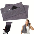 1pc Gym Towel - Quick-Dry Microfiber Heavy-Duty