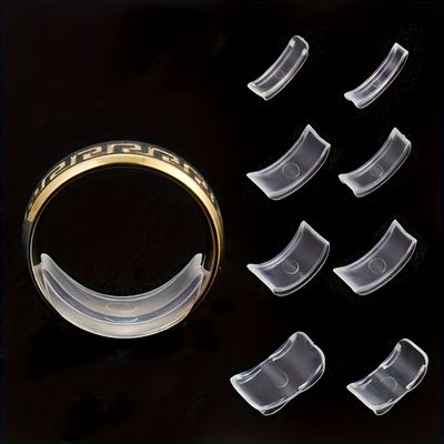 8pcs Adjustable Ring Sizer Set / Non-Slip Comfort Fit