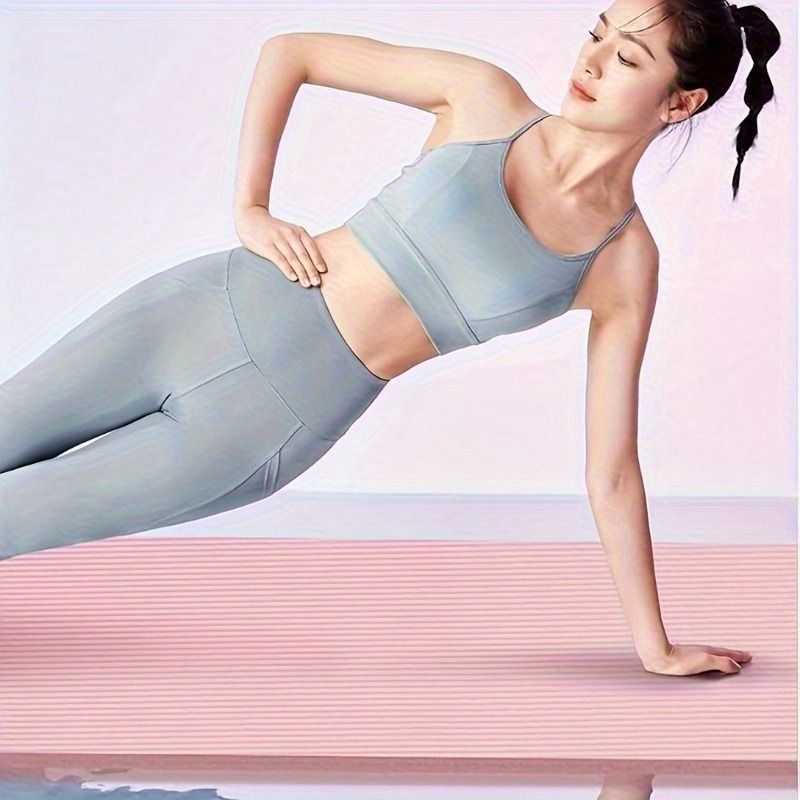 Extra Large Yoga Mat - 10Mm Thick Non-Slip Fitness Mat
