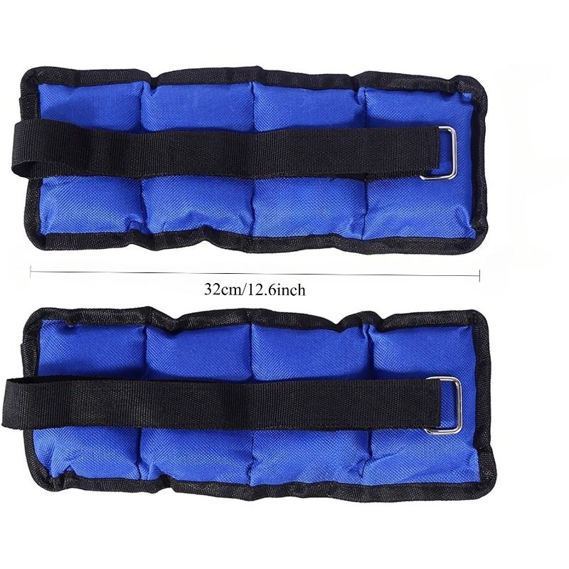 1-Pair Adjustable Wrist & Ankle Weights with Oxford