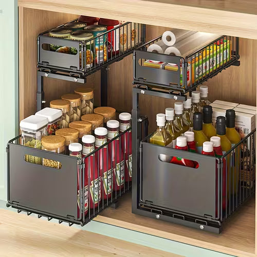Single Piece Under-Sink Organizer