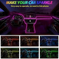 2 in 1 Interior Car LED Strip Lights