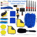 25/15pcs Car Washing Supplies Cleaning Tools Set