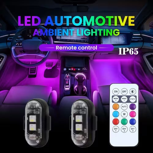 2 LED Decorative Lights with 8 Gradient Flashing Modes