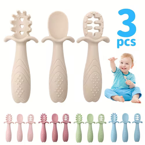 Set of 3 Spoons for - Featuring 3 Uniquely Shaped