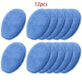 12/20Pcs 5-Inch Microfiber Wax Applicator Pads