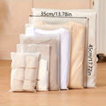45/90pcs Semi-Transparent Frosted Zipper Bags