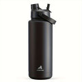 POWCAN 40Oz Insulated Water Bottle with 2-In-1 Straw