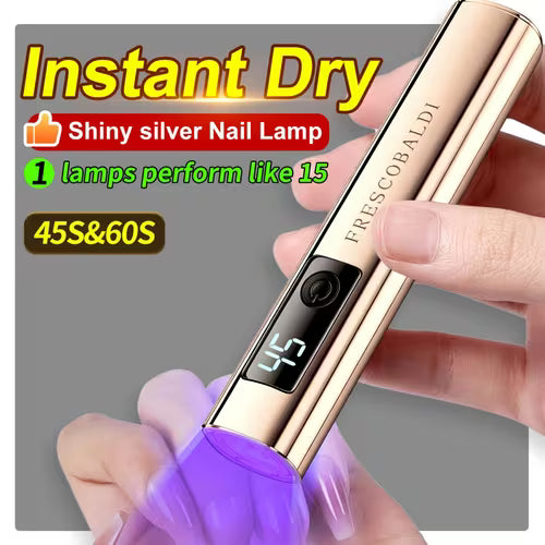Mini LED Nail Light | Khaki Handheld Nail Art Lamp