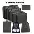 8pcs/Set Portable Travel Storage Bags Set - Easily