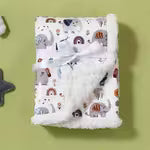 Cozy Double-Layered Youngsters' Blanket with Cute