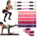 Ten-piece Set of Yoga Resistance Bands for Leg and Hip