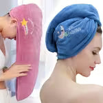 Microfiber Hair Towel/1pc Quick Dry Hair Cap for