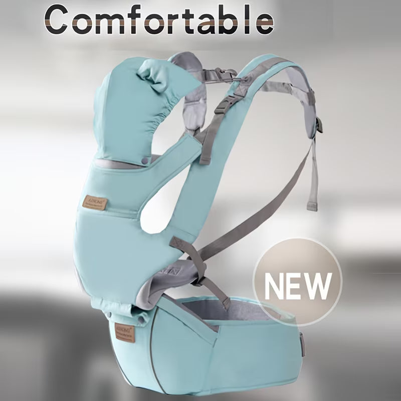 6-in-1 Baby Carrier with Hip Seat for Newborn to