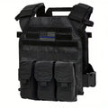 Multifunctional Adjustable Molle Vest with flag patch