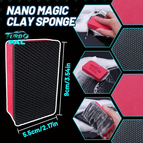 TURBOPAL 2-Pack Nano Magic Clay Sponges