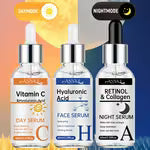 ASNYH 3pcs Day/Night Vitamin C And Retinol Set
