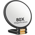 Magnifying Handheld Double-Sided Makeup Mirror