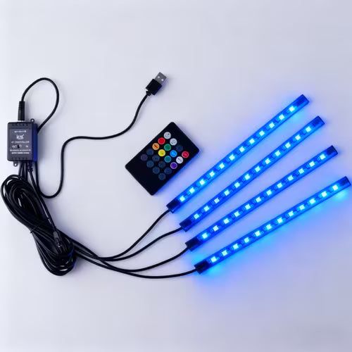Multicolor Car LED Strip Lights Compatible for All Car