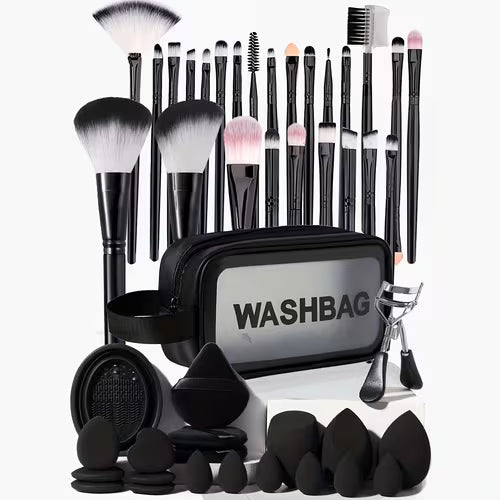 Makeup Tool Set Includes Makeup Brushes