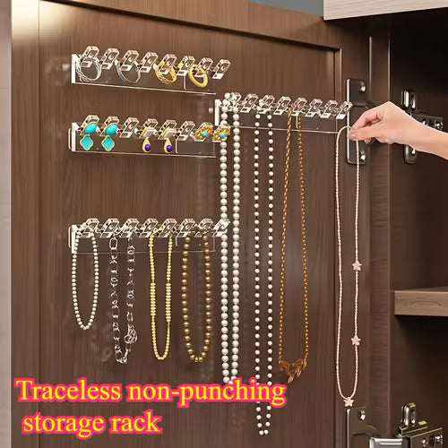 3pcs 8-Hole Tangle-Free Jewelry Organizer