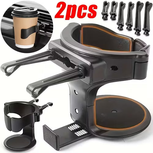 2pcs Car Cup Holder / Air Outlet / Beverage Coffee