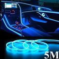 1/3/5M Car Environment El Wire LED Strip Lights Kit