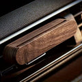 Black Walnut Wood Car Air Vent Aroma Diffuser Set