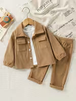 Infant Clothing Autumn Winter Baby Long Pants Set