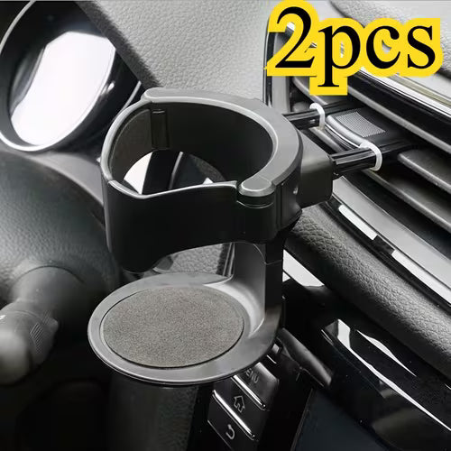 2pcs Adjustable PVC Car Cup Holder Air Vent Outlet