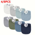 4/8pcs Baby Bib Bandana Saliva Bib Suitable for Both