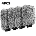 4pcs Coral Velvet Microfiber Car Wash