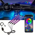 4pcs RGB LED Car Lights/LED Interior Car