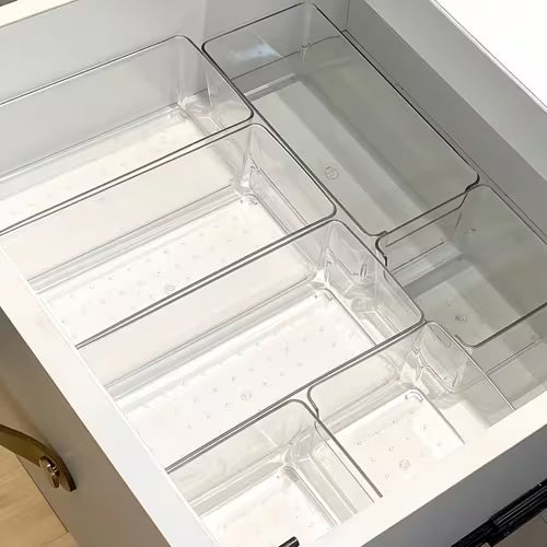 6pcs Acrylic Drawer Dividers Organizer | Desktop