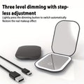 Portable Foldable Makeup Mirror with Light and